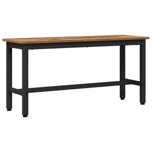 vidaXL J&iacute;deln&iacute; lavička Star&eacute; dřevo 100 x 32,5 x 48,5 cm
