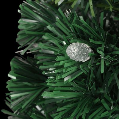 vidaXL Vánoční stromek se stojanem a LED 150 cm optické vlákno