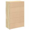 vidaXL Skř&iacute;ň highboard dub sonoma 80 x 42,5 x 124 cm kompozitn&iacute; dřevo