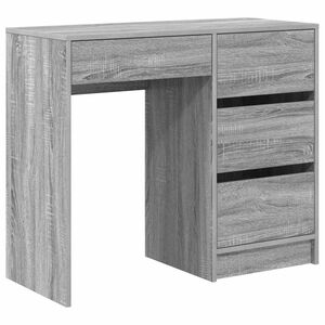 vidaXL Stůl &Scaron;ed&aacute; Sonoma Kompozitn&iacute; dřevo 90 x 37.5 x 75 cm