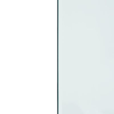 vidaXL Skleněná deska pod kamna obdélníková 120 x 60 cm