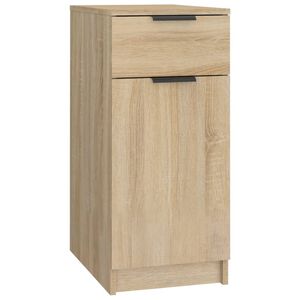 vidaXL Skř&iacute;ňka k psac&iacute;mu stolu dub sonoma 33,5 x 50 x 75 cm kompozit