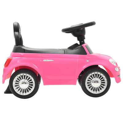 vidaXL Dětské autíčko Fiat 500 růžové