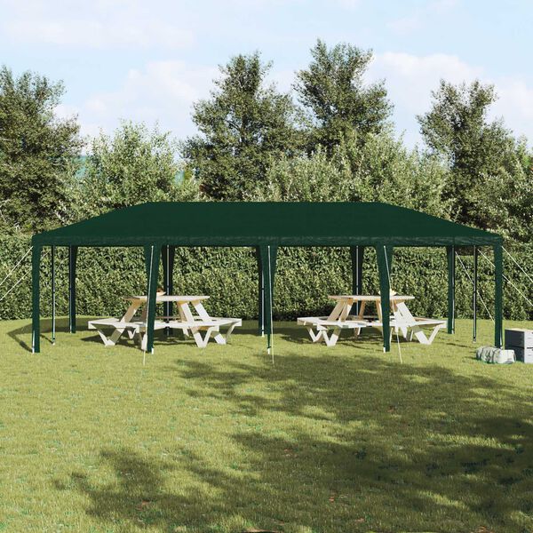 vidaXL Party Stan Zelen&aacute; 800 x 400 x 266 cm Polyethylen a ocel