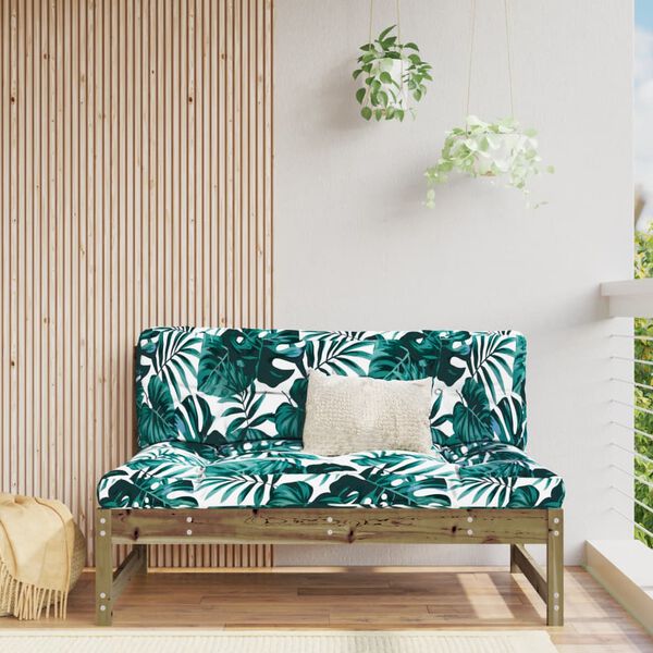 vidaXL Středová pohovka 120 x 80 cm impregnované borové dřevo