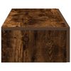 vidaXL N&aacute;stěnn&aacute; police se z&aacute;suvkami kouřov&yacute; dub 80x33x17 cm kompozit