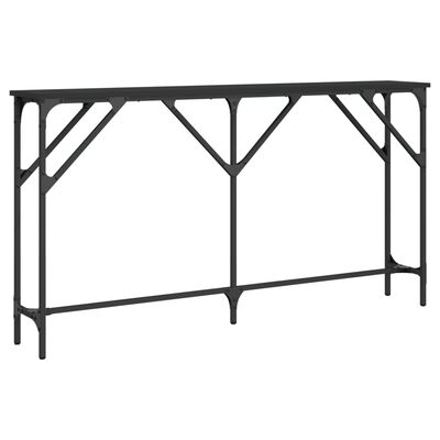 vidaXL Konzolový stolek černý 140 x 23 x 75 cm kompozitní dřevo