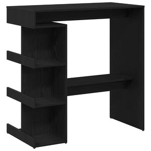 vidaXL Barov&yacute; stůl 100 x 48 x 101,5 cm Kompozitn&iacute; dřevo Čern&yacute; dub
