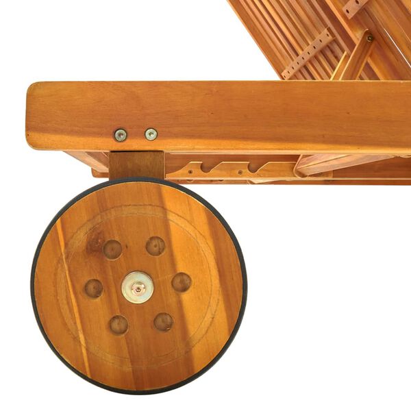 vidaXL Zahradn&iacute; leh&aacute;tko pro 2 osoby s podu&scaron;kami masivn&iacute; ak&aacute;cie