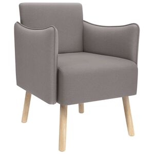 vidaXL Akcentn&iacute; židle Taupe Textil