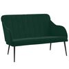 vidaXL Lavice tmavě zelen&aacute; 110 x 76 x 80 cm samet