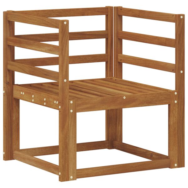 vidaXL Venkovn&iacute; pohovka Masivn&iacute; ak&aacute;tov&eacute; dřevo Př&iacute;rodn&iacute;