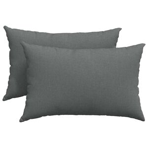 vidaXL Pohovkov&eacute; pol&scaron;t&aacute;ře 2 pcs Tmavě &scaron;ed&aacute; 60 x 40 cm textil