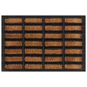 vidaXL Rohožka před dveře obd&eacute;ln&iacute;kov&aacute; 40x60 cm guma a kokosov&eacute; vl&aacute;kno