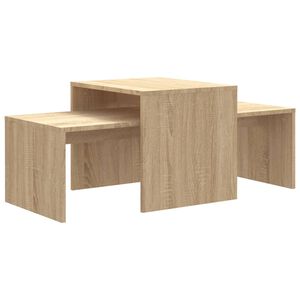 vidaXL Set konferenčn&iacute;ch stolků sonoma dub 100x48x40 cm kompozit