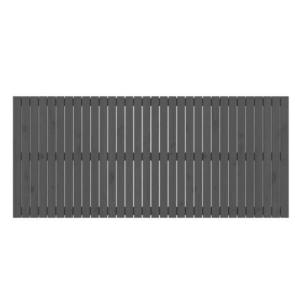 vidaXL N&aacute;stěnn&eacute; čelo postele &scaron;ed&eacute; 204x3x90 cm masivn&iacute; borov&eacute; dřevo