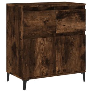 vidaXL Př&iacute;born&iacute;k kouřov&yacute; dub 60 x 35 x 70 cm kompozitn&iacute; dřevo