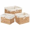 vidaXL &Uacute;ložn&eacute; ko&scaron;e 3 ks Vodn&iacute; hyacint 35 x 30 x 25 cm Př&iacute;rodn&iacute;