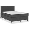 vidaXL Postel boxspring tmavě &scaron;ed&aacute; textil 180 x 200 cm