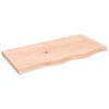 vidaXL Stoln&iacute; deska 80x40x(2-4) cm neo&scaron;etřen&yacute; masivn&iacute; dubov&eacute; dřevo