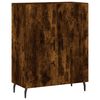 vidaXL Skř&iacute;ň highboard kouřov&yacute; dub 69,5 x 34 x 180 cm kompozitn&iacute; dřevo