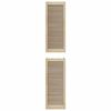 vidaXL Skříňové dveře se dveřmi 2 pcs Přírodní 140.5 x 2 x 59.5 cm