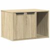 vidaXL Skř&iacute;ňka na kočič&iacute; z&aacute;chod dub sonoma 60x40x40cm kompozitn&iacute; dřevo