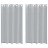 vidaXL Voile Z&aacute;clona 2 ks Tmavě &scaron;ed&aacute; 175 x 140 cm Polyester