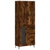 vidaXL Skř&iacute;ň highboard kouřov&yacute; dub 69,5 x 34 x 180 cm kompozitn&iacute; dřevo