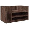 vidaXL Stoln&iacute; organiz&eacute;r hněd&yacute; dub 44,5 x 24 x 25 cm kompozitn&iacute; dřevo