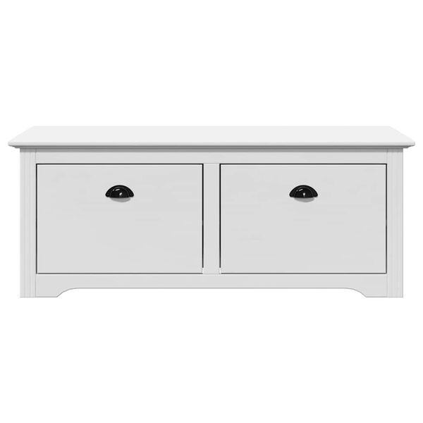 vidaXLLavice do předs&iacute;ně "BODO" b&iacute;l&yacute; 114x40x45 cm