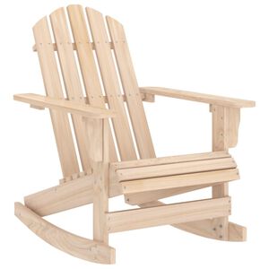 vidaXL Zahradn&iacute; houpac&iacute; křeslo Adirondack masivn&iacute; jedlov&eacute; dřevo