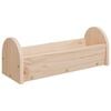 vidaXL Sen&iacute;k pro kr&aacute;l&iacute;ky 28 x 10 x 10 cm masivn&iacute; jedlov&eacute; dřevo