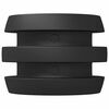 vidaXL Bumpers pro fotb&aacute;lkov&eacute; stoly 16 ks Čern&aacute; 3 x 3 x 2 cm TPE