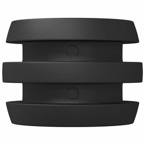vidaXL Bumpers pro fotb&aacute;lkov&eacute; stoly 16 ks Čern&aacute; 3 x 3 x 2 cm TPE