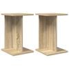 vidaXL Stojan na rostliny 2 ks Dub sonoma 25 x 25,5 x 40,5 cm