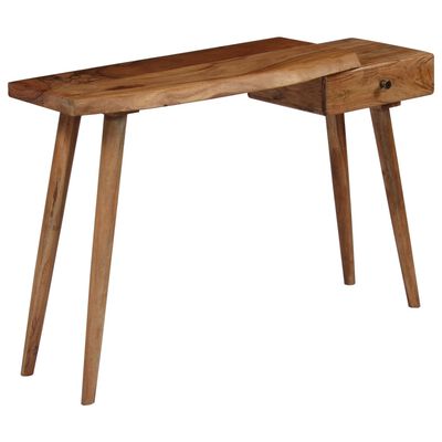 vidaXL Konzolový stolek z masivního akáciového dřeva 115x35x76 cm