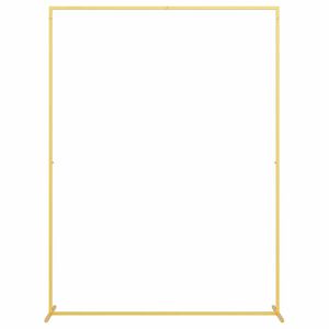 vidaXL Svatebn&iacute; oblouk Zlat&aacute; 150 x 49,5 x 200 cm Ocel