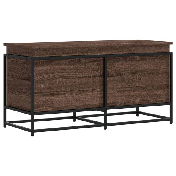 vidaXL &Uacute;ložn&yacute; box s v&iacute;kem hněd&yacute; dub 100x40x51,5 cm kompozitn&iacute; dřevo