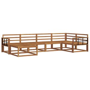 vidaXL Venkovn&iacute; pohovkov&aacute; souprava 6 pcs Př&iacute;rodn&iacute;