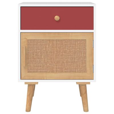 vidaXL Noční stolek bílý 40 x 30 x 55 cm kompozitní dřevo