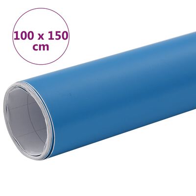 vidaXL Fólie na auto matná modrá 100 x 150 cm