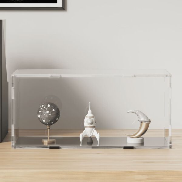 vidaXL Průhledná reklamní krabice 30 x 15 x 14 cm akrylová