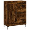 vidaXL Skř&iacute;ň highboard kouřov&yacute; dub 69,5 x 34 x 180 cm kompozitn&iacute; dřevo