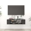 vidaXL Z&aacute;věsn&aacute; TV skř&iacute;ňka &scaron;ed&aacute; 100 x 30 x 26,5 cm dřevotř&iacute;ska
