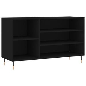 vidaXL Botn&iacute;k čern&yacute; 102x36x60 cm kompozitn&iacute; dřevo