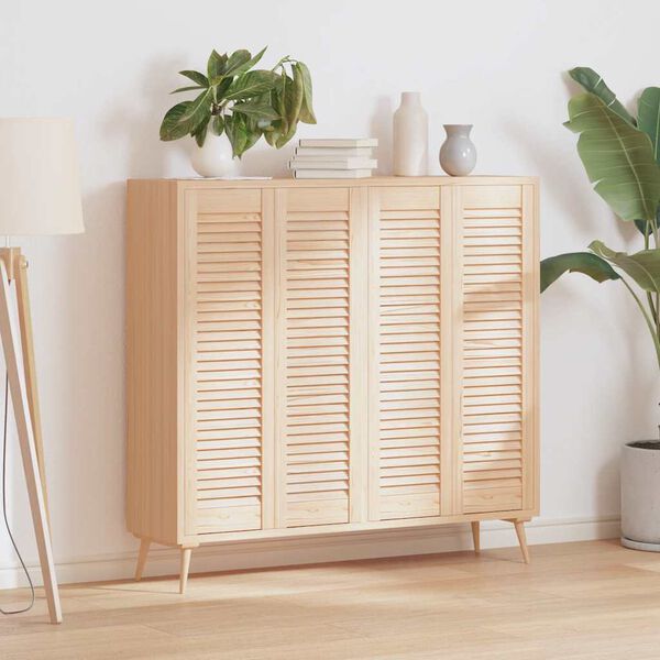 vidaXL N&aacute;bytkov&aacute; dv&iacute;řka lamelov&yacute; design 4 ks 99x29,5 cm borovice