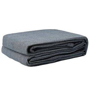 vidaXL Koberce do stanu Modr&yacute; a &scaron;ed&yacute; 200 x 200 cm Polyethylen