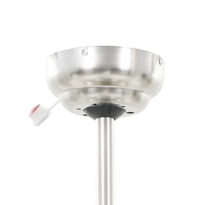 vidaXL Ozdobný stropní ventilátor se světlem 128 cm bílý