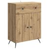 vidaXL Serv&iacute;rovac&iacute; skř&iacute;ň se z&aacute;suvkou Dub artisan 66 x 34,5 x 90 cm